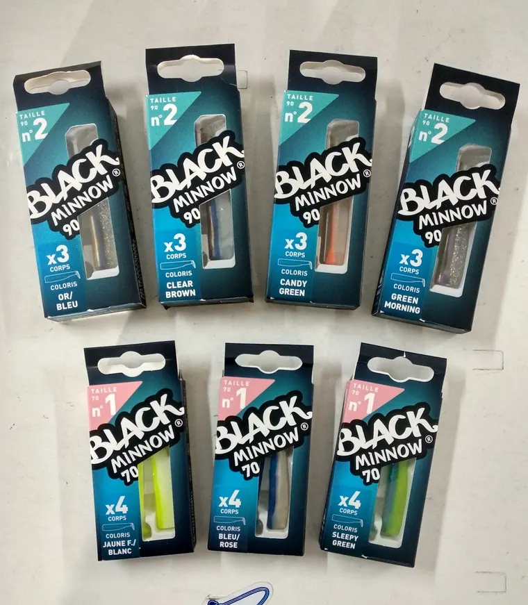 Fiiish Black Minnow packs